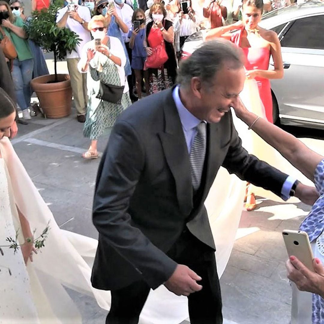 ¡Menuda caída! Una fan de Bertín Osborne protagoniza la anécdota más simpática de la boda de su hija Claudia