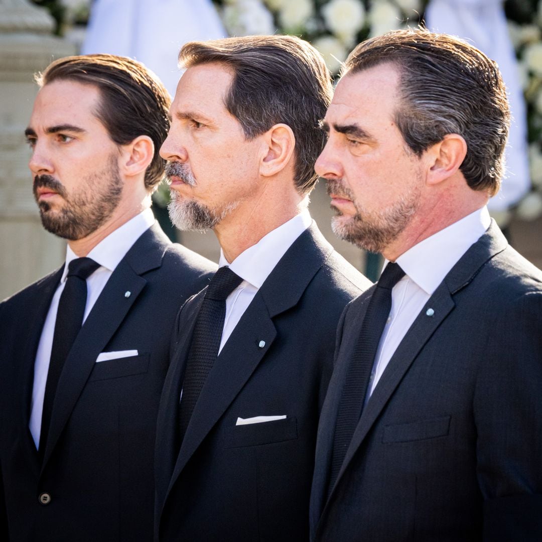 Pablo, Nicolás y Felipe de Grecia