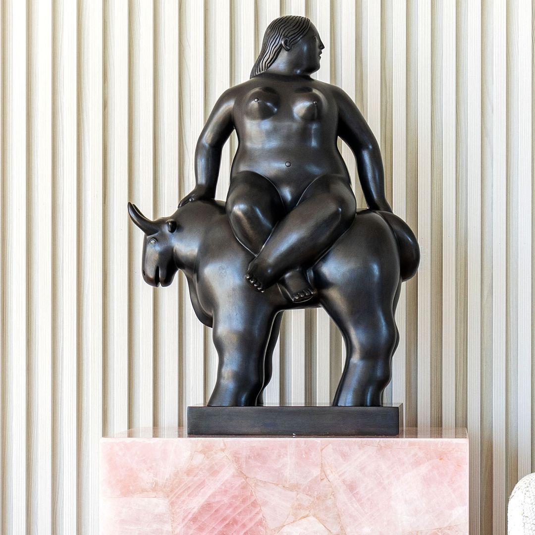 Una escultura de Botero