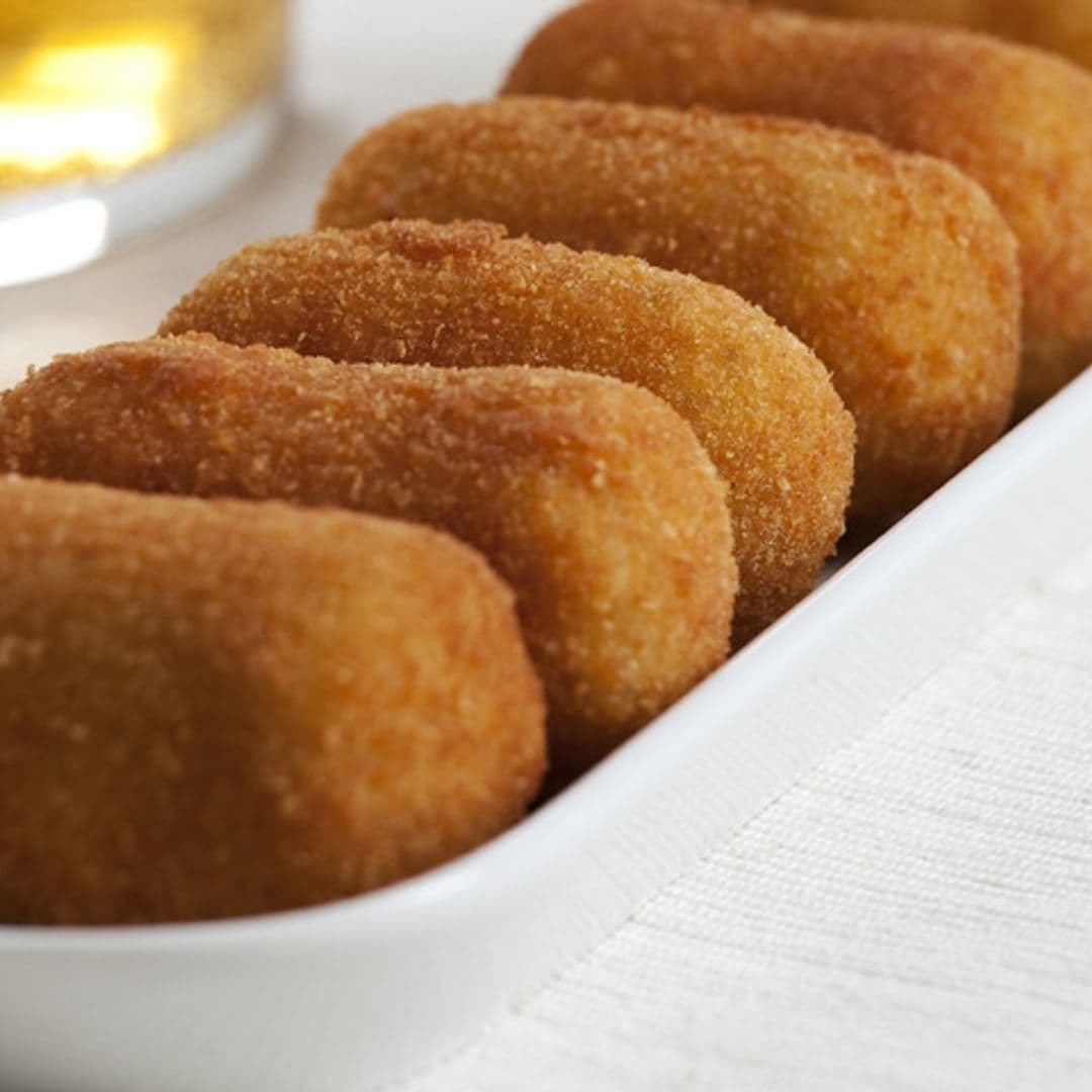 Croquetas de pescado con hierbabuena