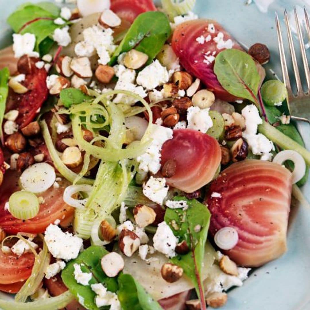 Ensalada de remolacha con feta