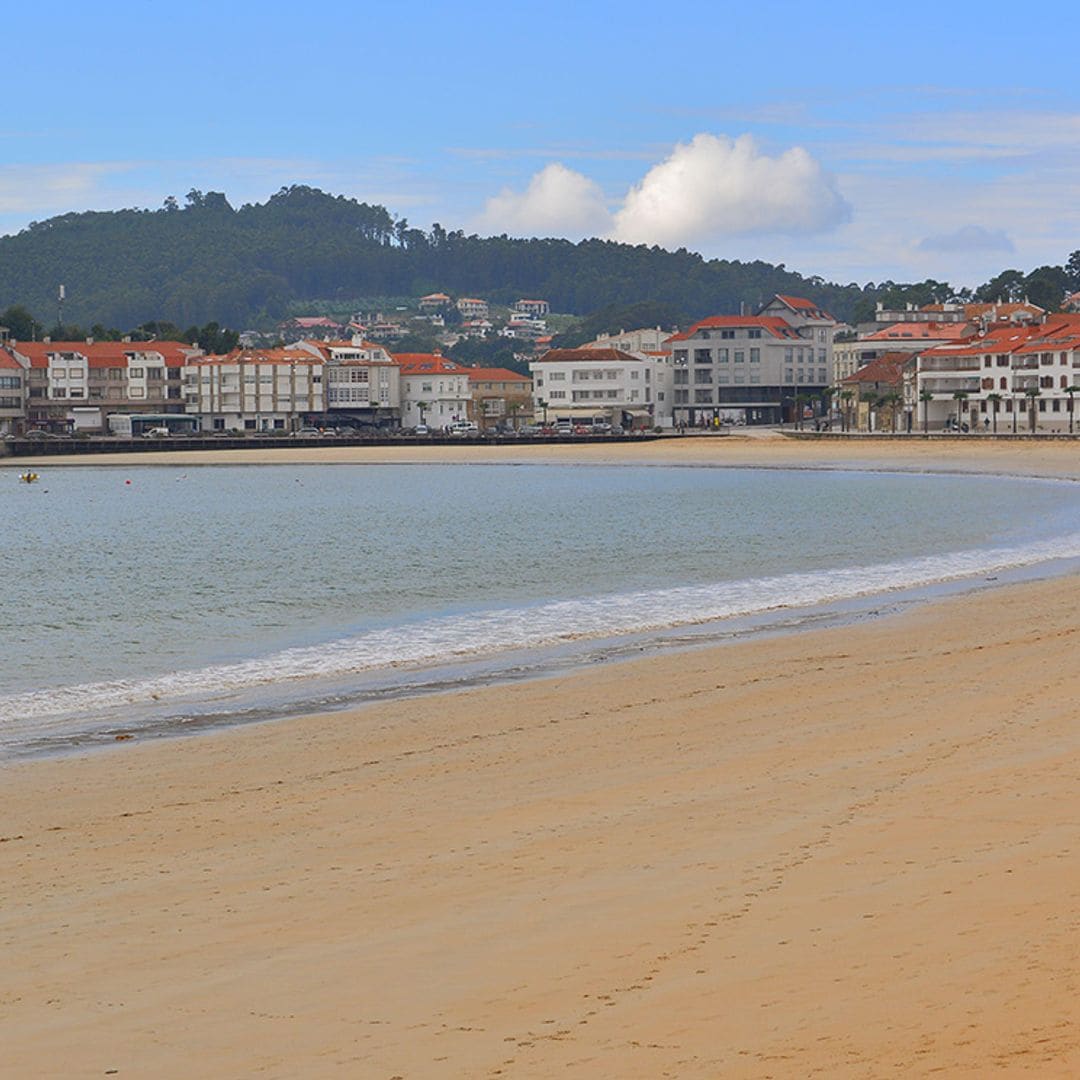 Playa América, el arenal más grande del sur de Galicia