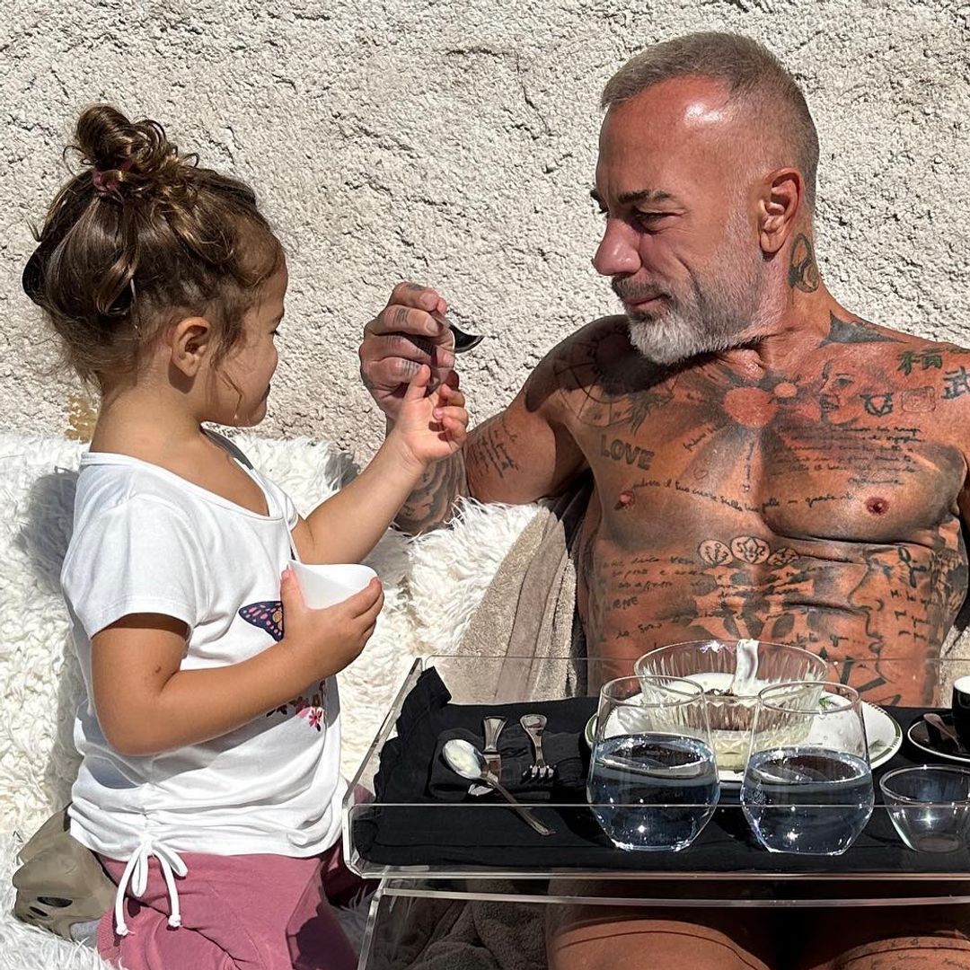 En medio de sus vacaciones, Gianluca Vacchi le dedica el más dulce mensaje a su hija Blu