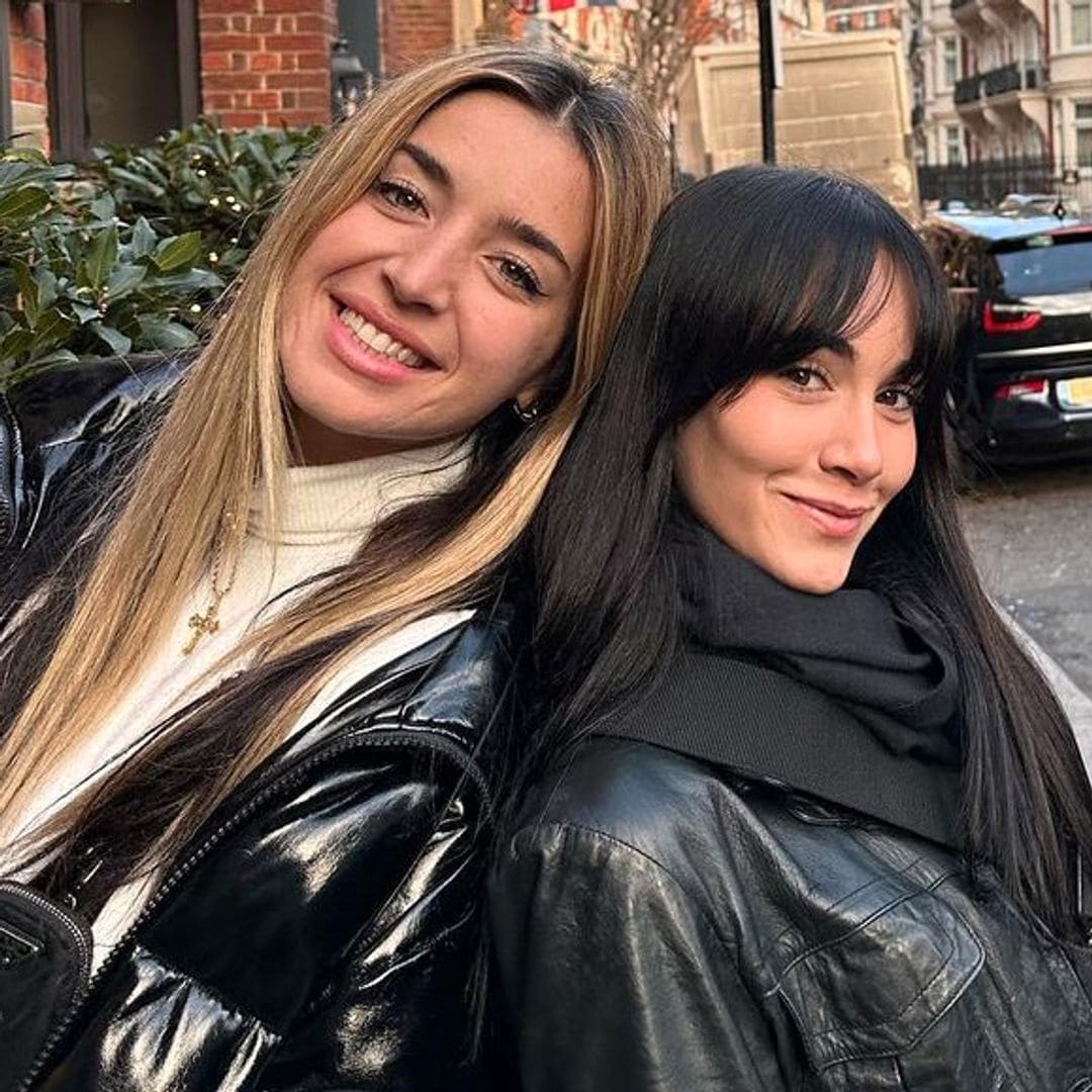 El reencuentro de Aitana y Lola Índigo en el Bernabéu desata la euforia de los fans de OT