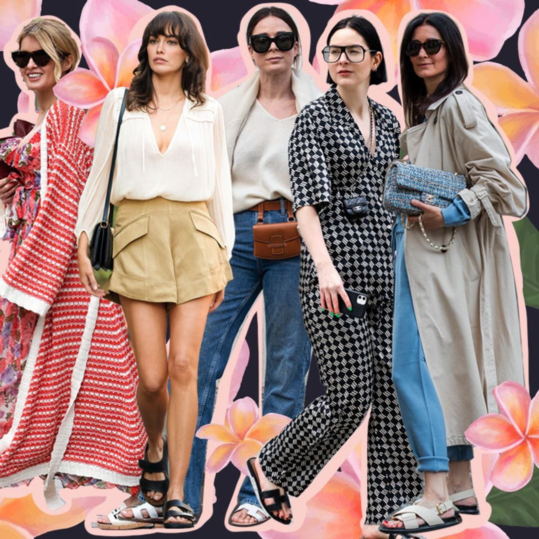 10 looks con sandalias pala, 'flatforms' y otros zapatos cómodos de verano