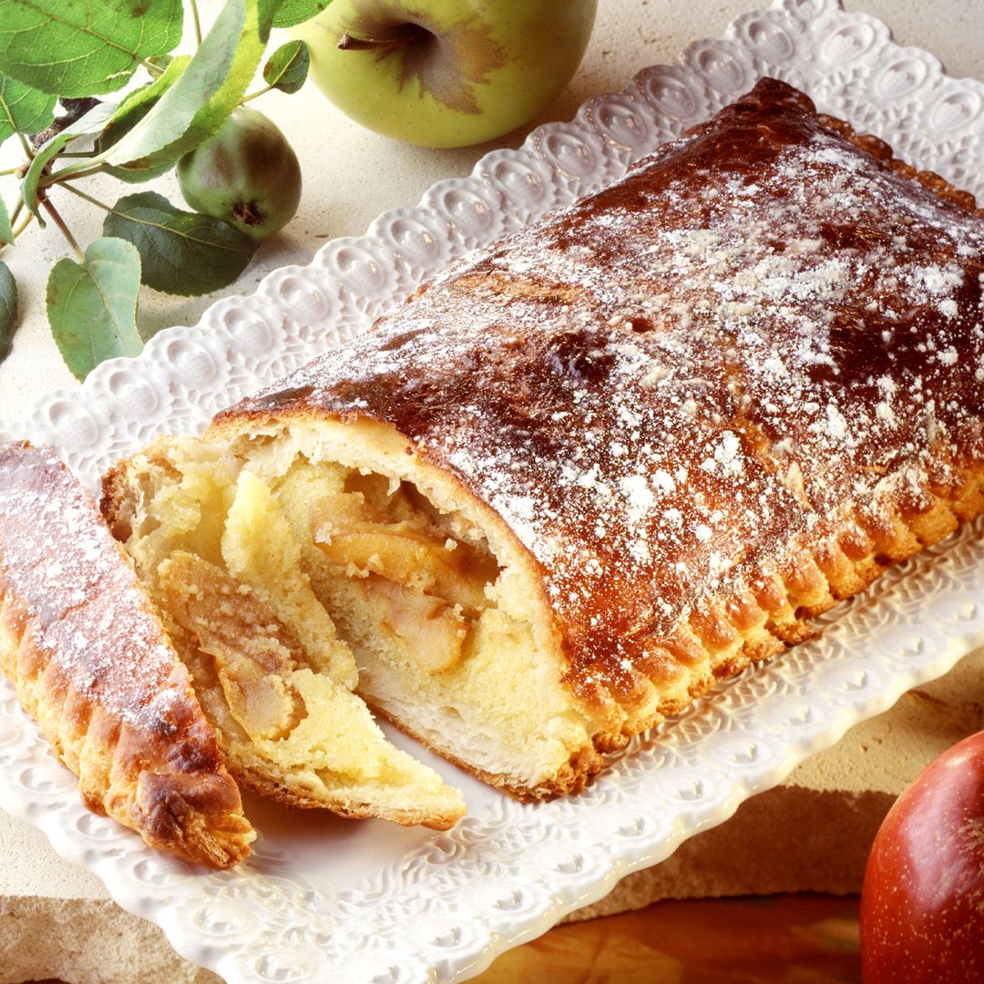 Pastel de manzana y almendra