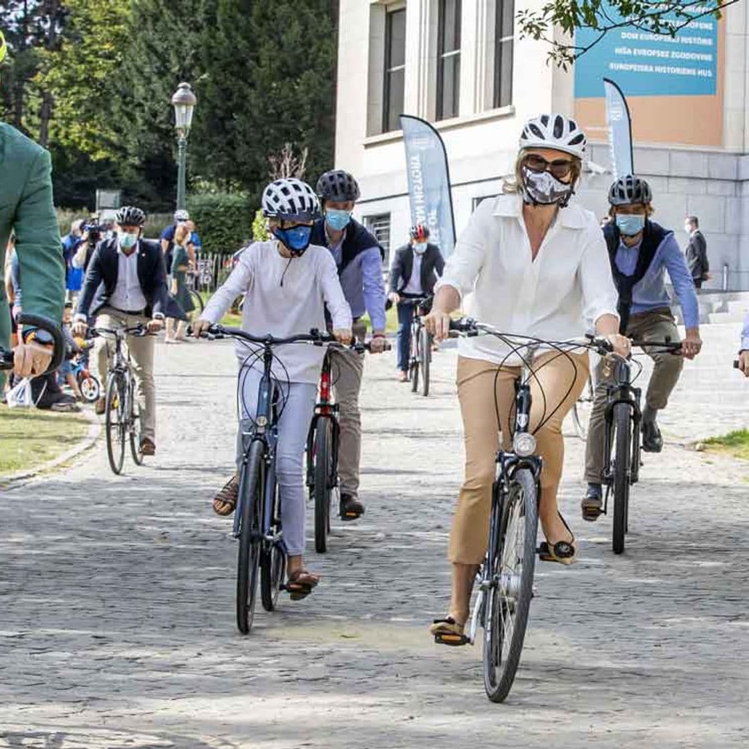 Paseo en bici y mañana en el museo, el plan de la Familia real belga para el fin de semana