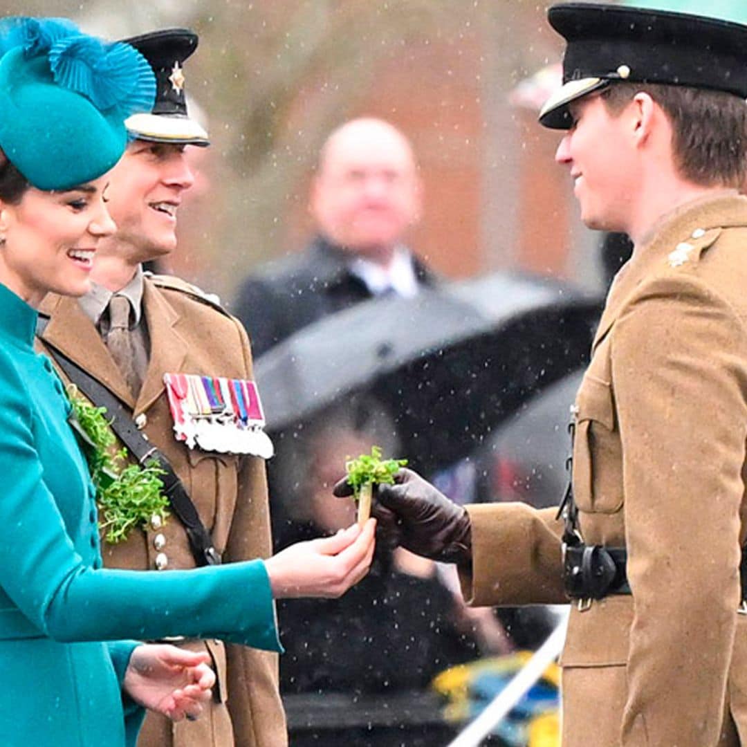 La princesa de Gales debuta en el día de San Patricio como coronel de la Guardia Irlandesa