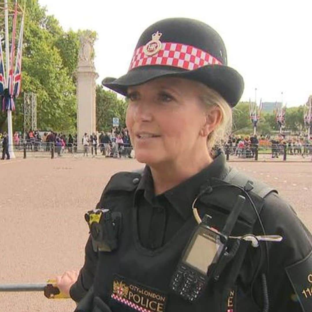 Penny Lancaster, mujer de Rod Stewart, habla de su trabajo policial en el funeral de Isabel II