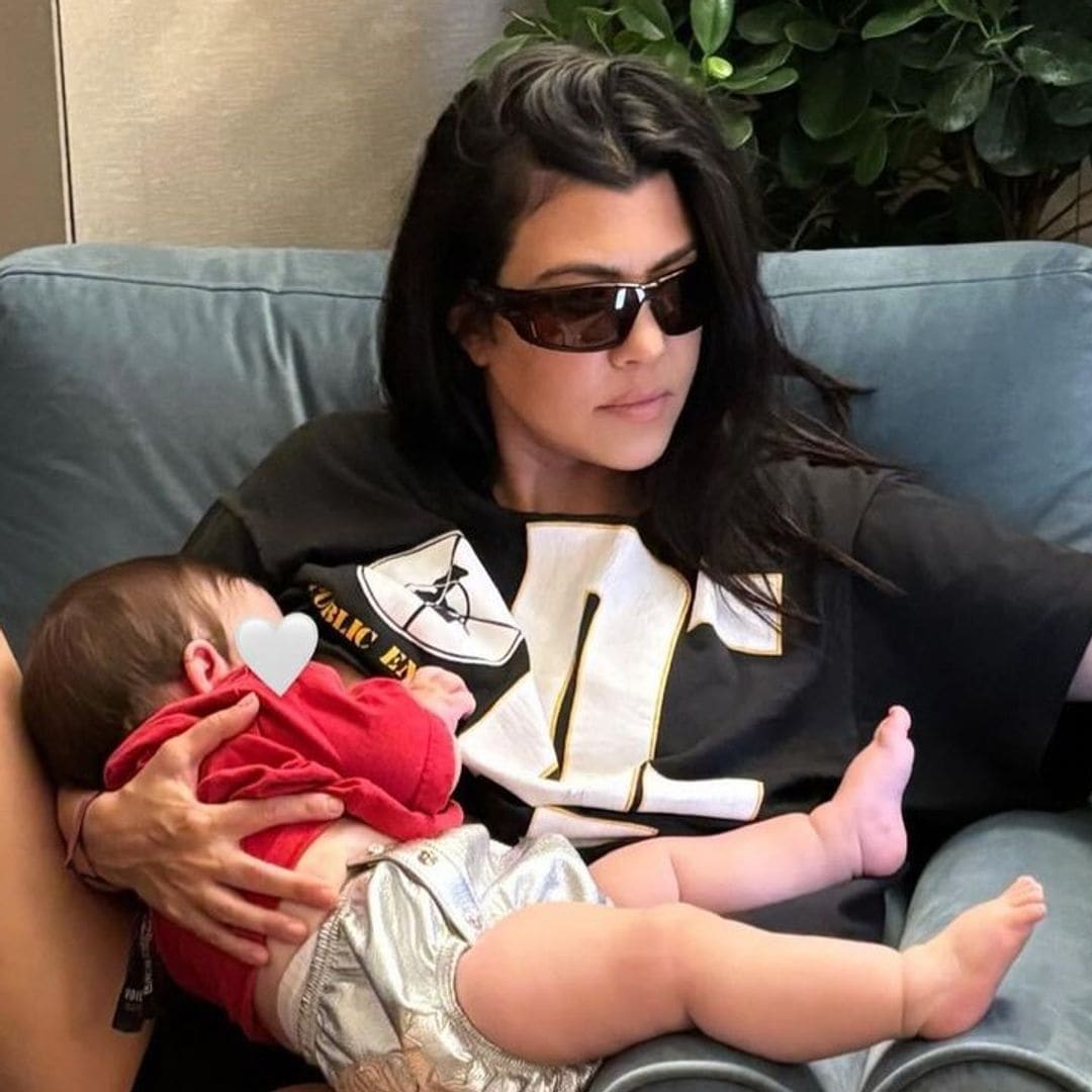 ¡Qué grande está! Kourtney Kardashian causa revuelo con las nuevas fotos de baby Rocky