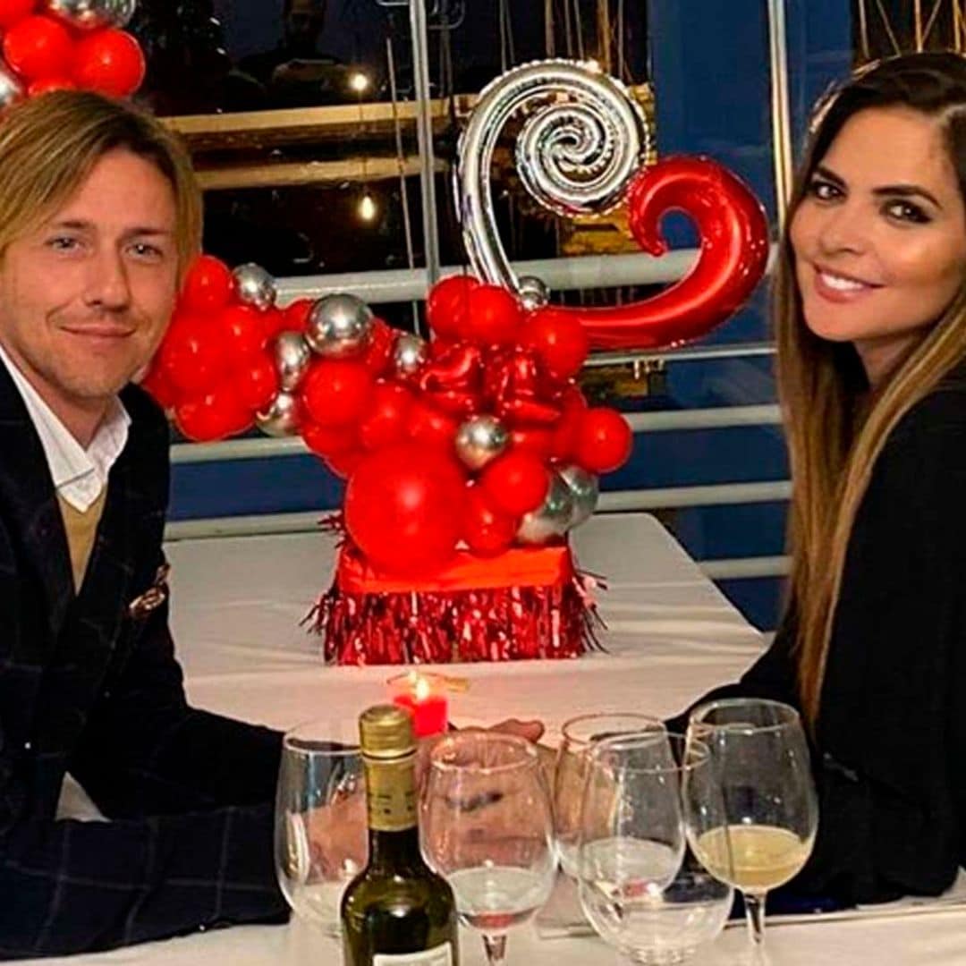 Cruce de felicitaciones entre Guti y su 'diosa', Romina Belluscio, cuando cumplen 11 años del 'sí, quiero'