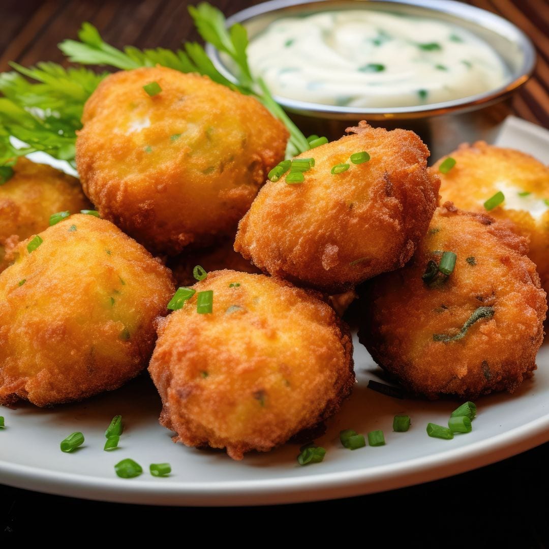 El secreto para unos buñuelos de bacalao jugosos por dentro y crujientes por fuera