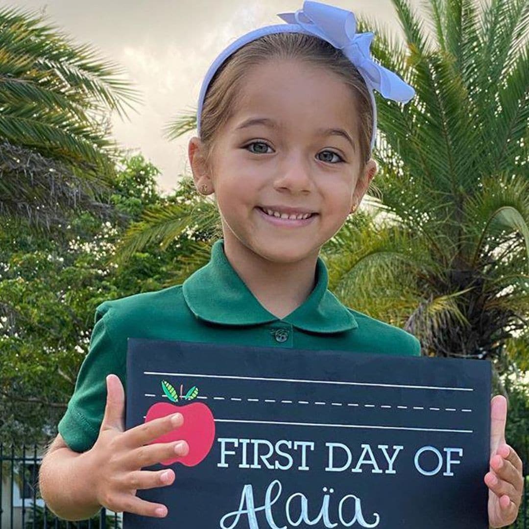 La hija de Adamari López regresa a clases con todas las medidas de sanidad