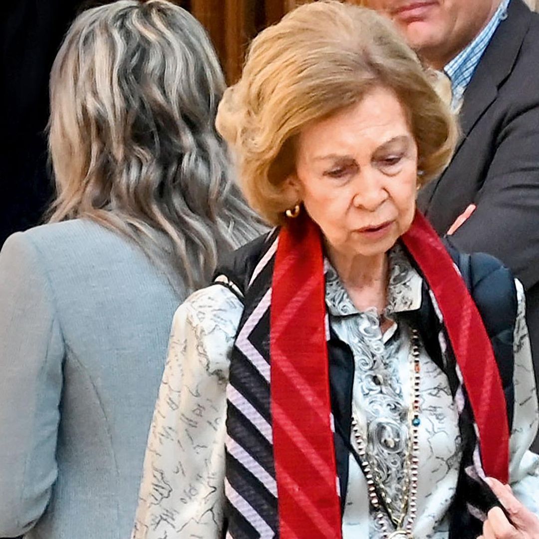 La preocupación en el rostro de la Reina Sofía horas antes de la muerte de su hermano, el Rey Constantino