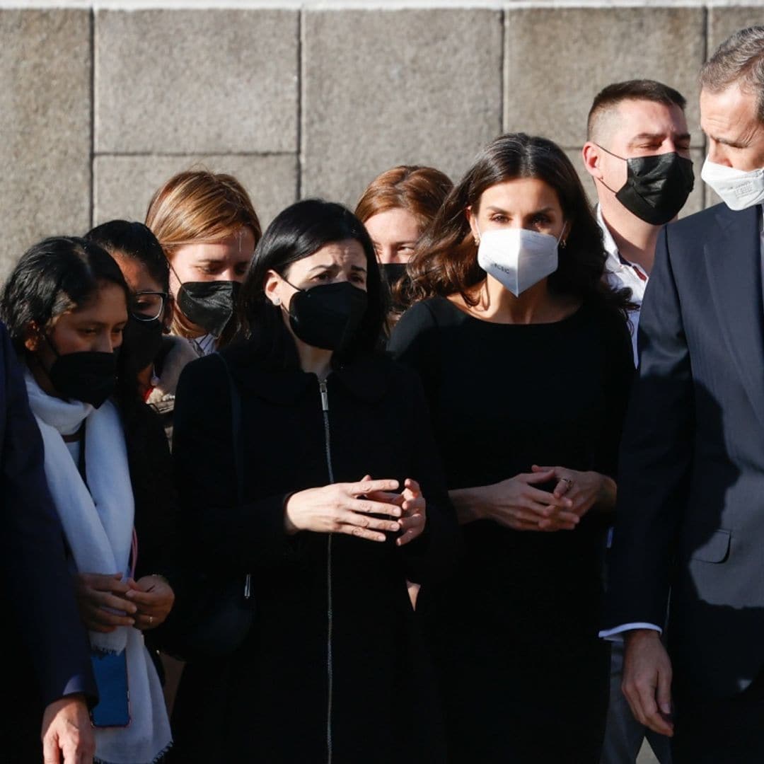 Los Reyes presiden en Marín el funeral por los marineros fallecidos en el naufragio del 'Villa Pitanxo'