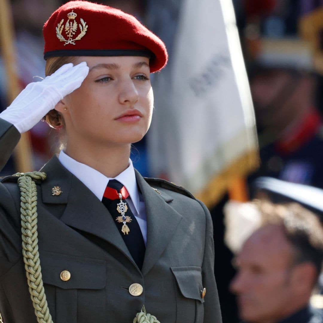 Los impecables pasos que la princesa de Asturias ha dado desde que ingresó en la Academia Militar de Zaragoza