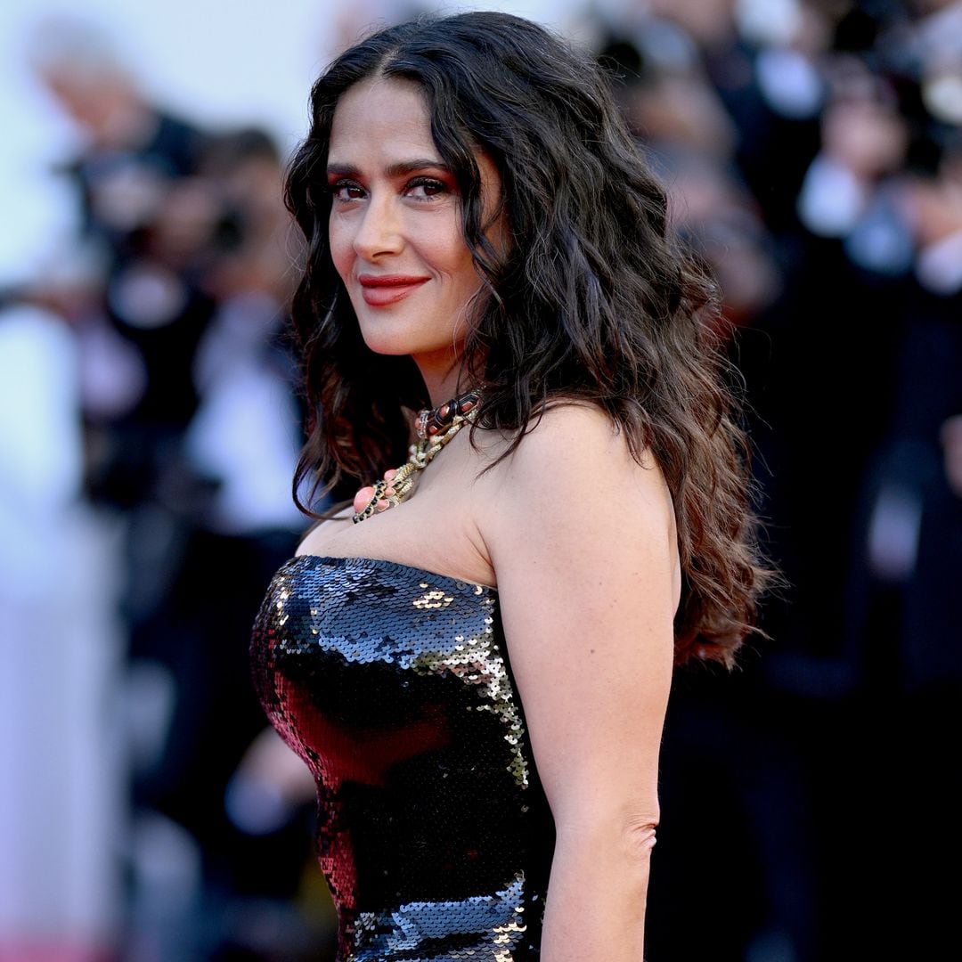 Emocionada, Salma Hayek muestra un vistazo de su festejo cumpleañero