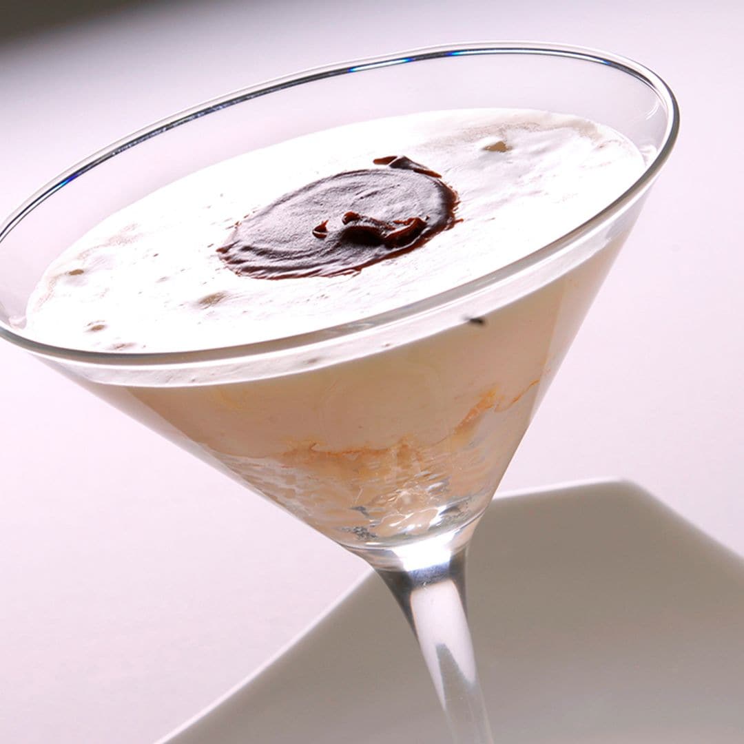 'Mousse' de horchata con chocolate