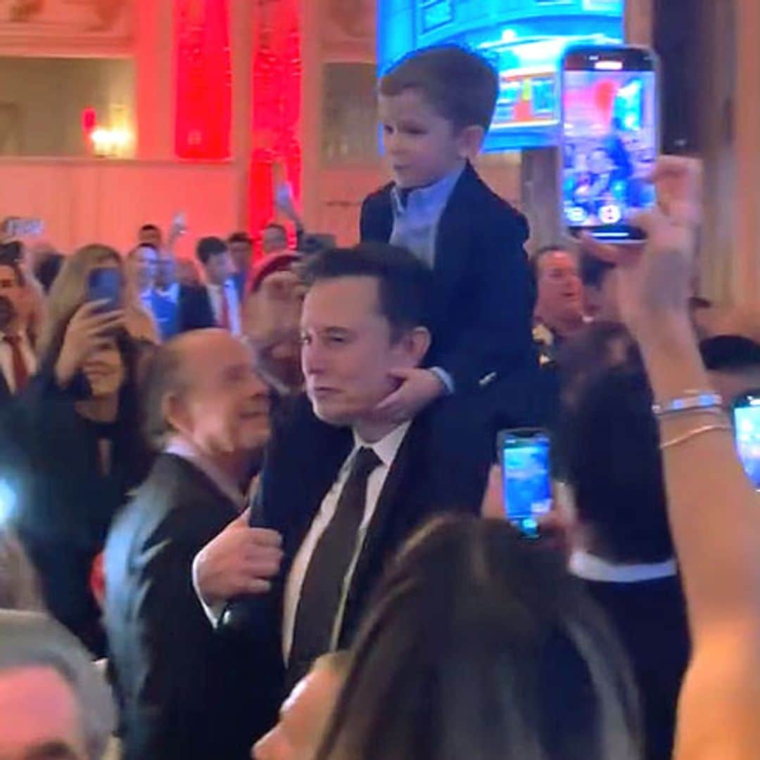 X Æ A-Xii, el hijo de cuatro años de Elon Musk, protagonista en la fiesta de Donald Trump en Mar-a-Lago