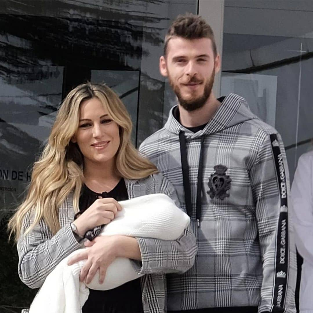 Edurne y David de Gea dan una pista sobre cómo están pasando los primeros días con su hija