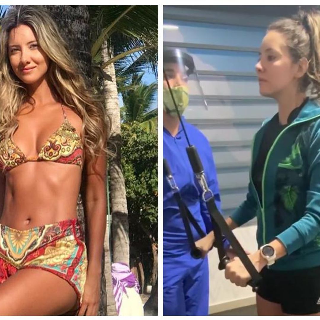 Daniella Álvarez, ex Miss Colombia, trabaja duro en su rehabilitación tras perder su pierna