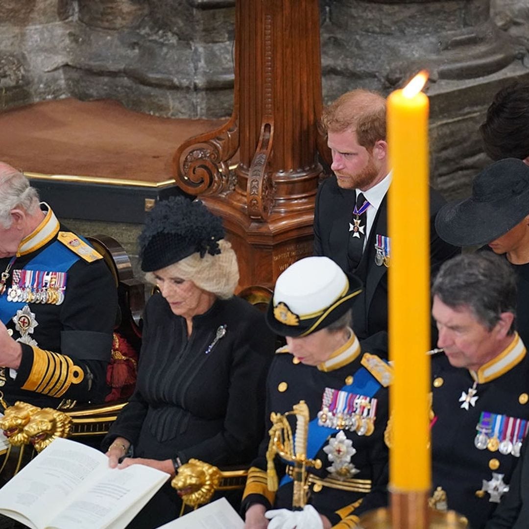 La verdadera razón por la que Harry y Meghan se sentaron en la segunda fila del funeral