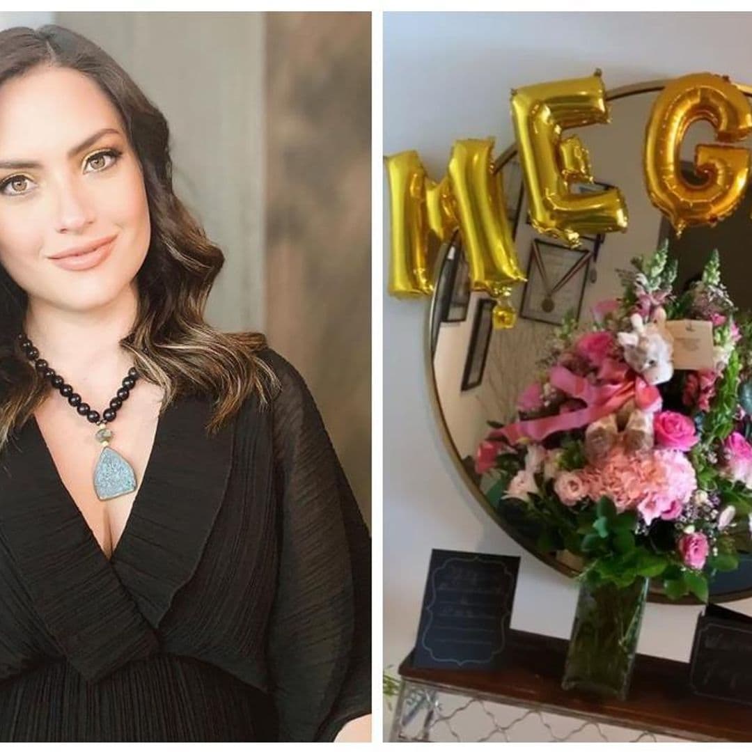 Michelle Galván y su bebé fueron recibidas con mucho amor entre globos, regalos y flores