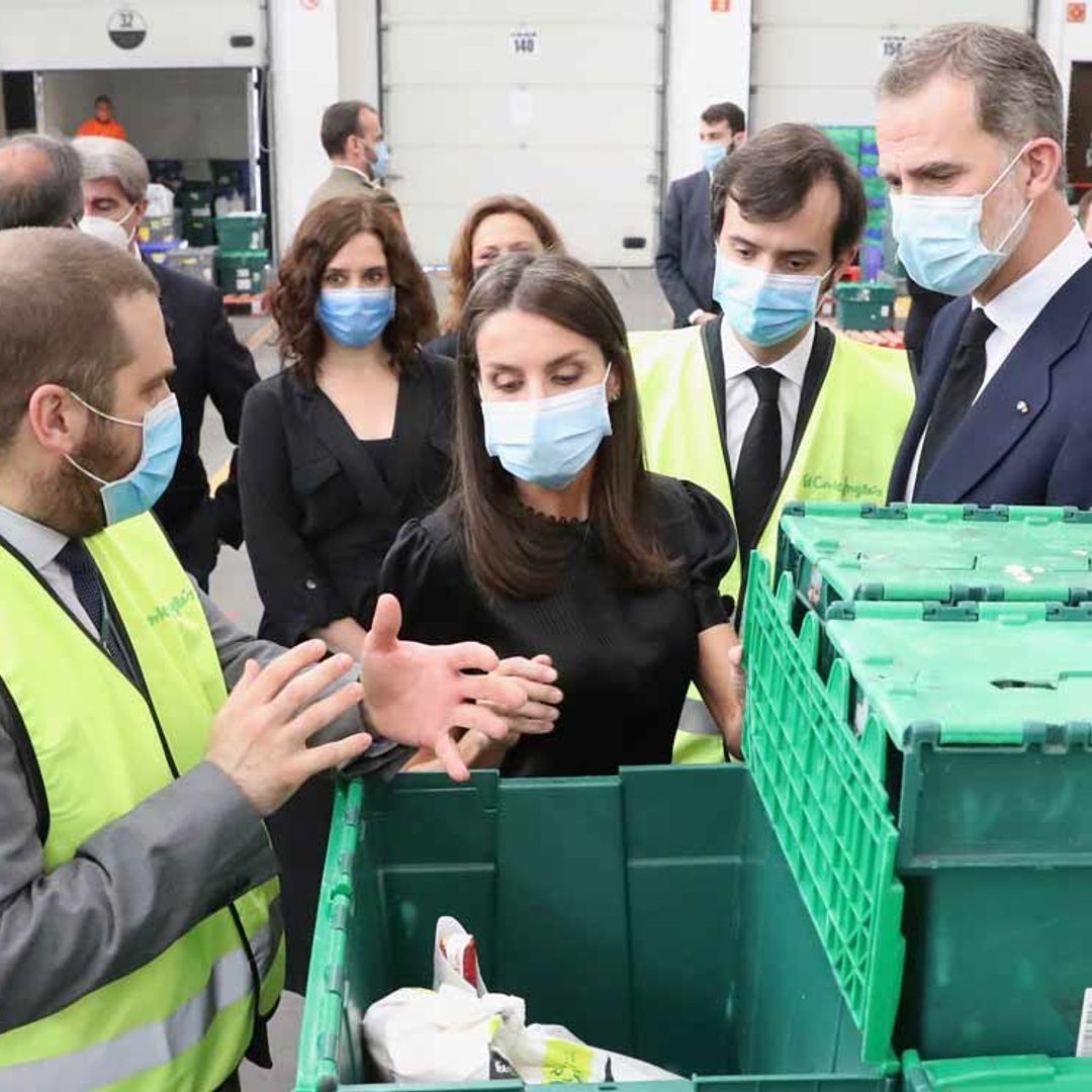 La visita a un centro vital durante la pandemia cierra la intensa semana de los Reyes