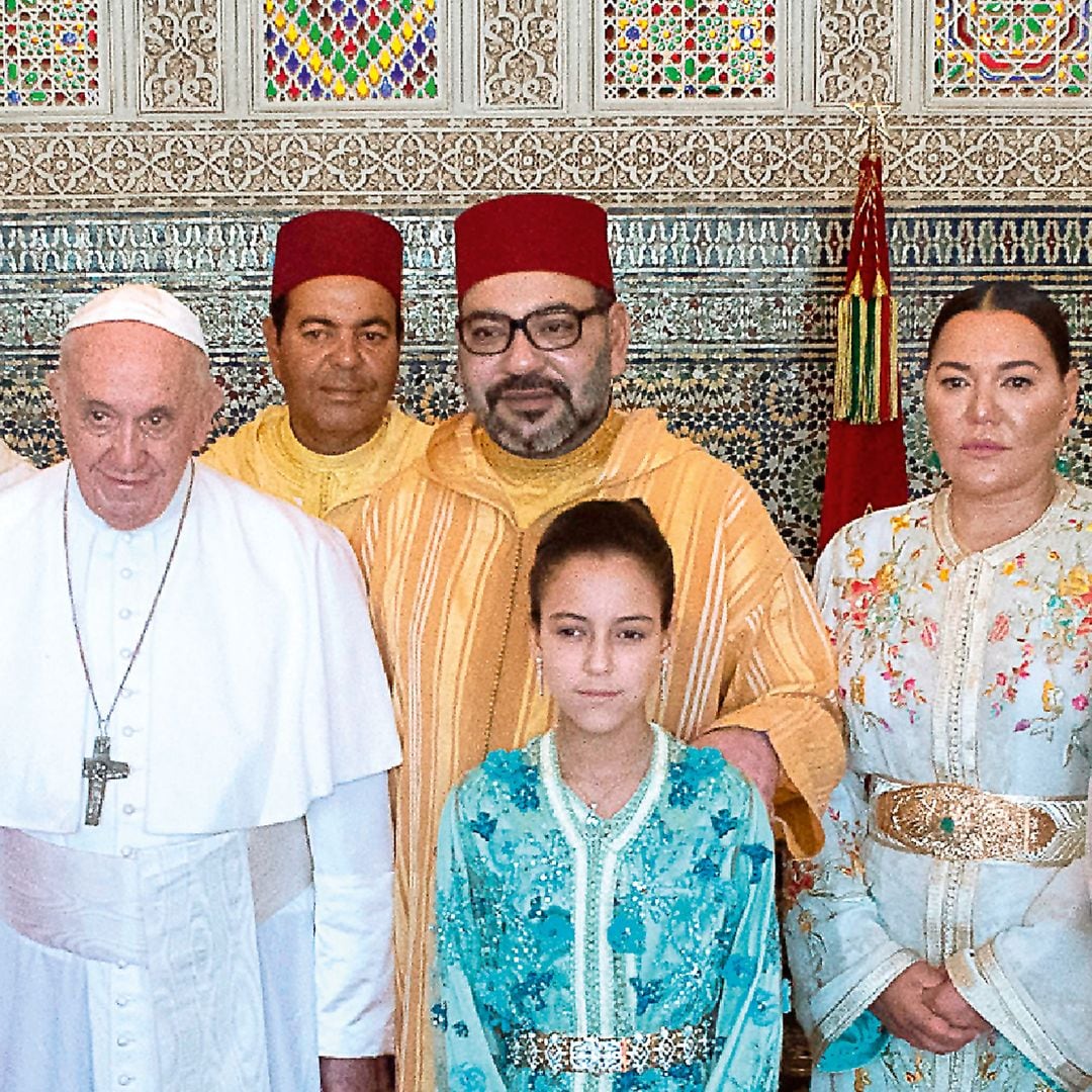 Durante la visita del Papa Francisco en 2019