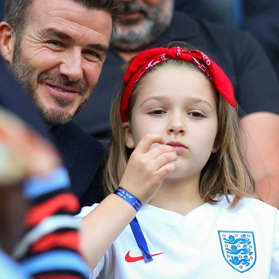 La curiosa fascinación de Harper Beckham por las bandanas