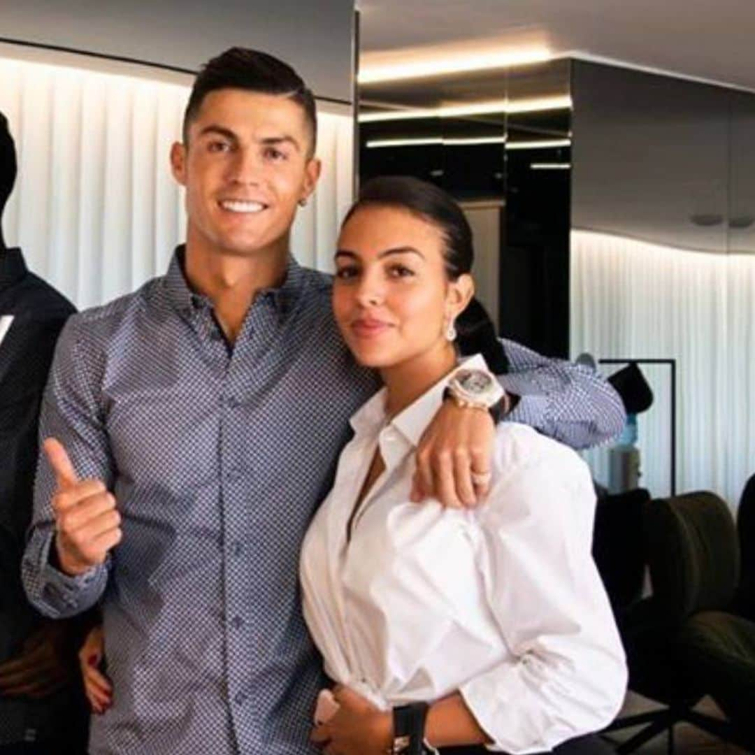 Georgina Rodríguez se convierte en la mejor peluquera de Cristiano Ronaldo