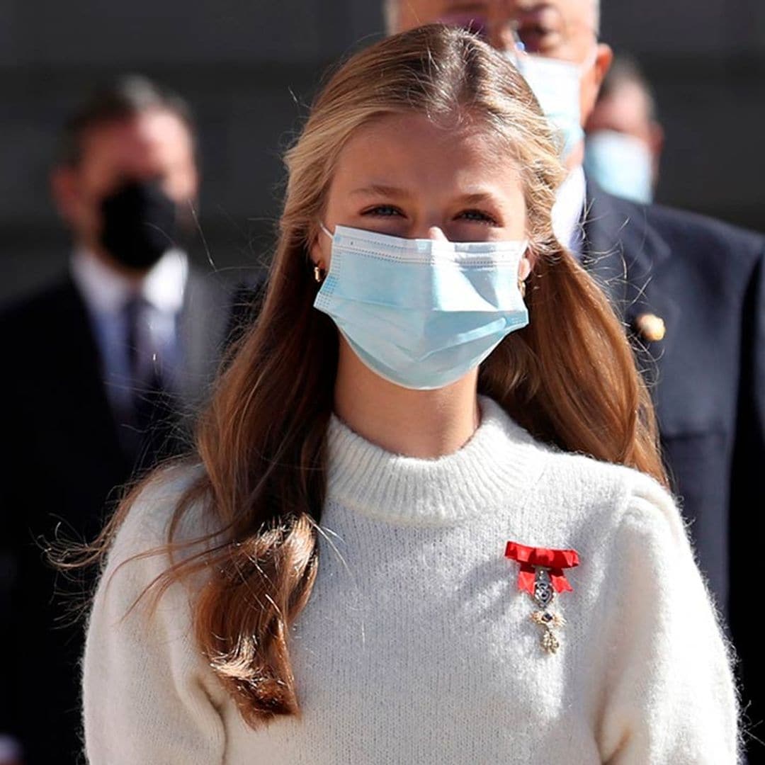 El detalle del 'look' de la princesa Leonor en la Fiesta Nacional del que todo el mundo habla