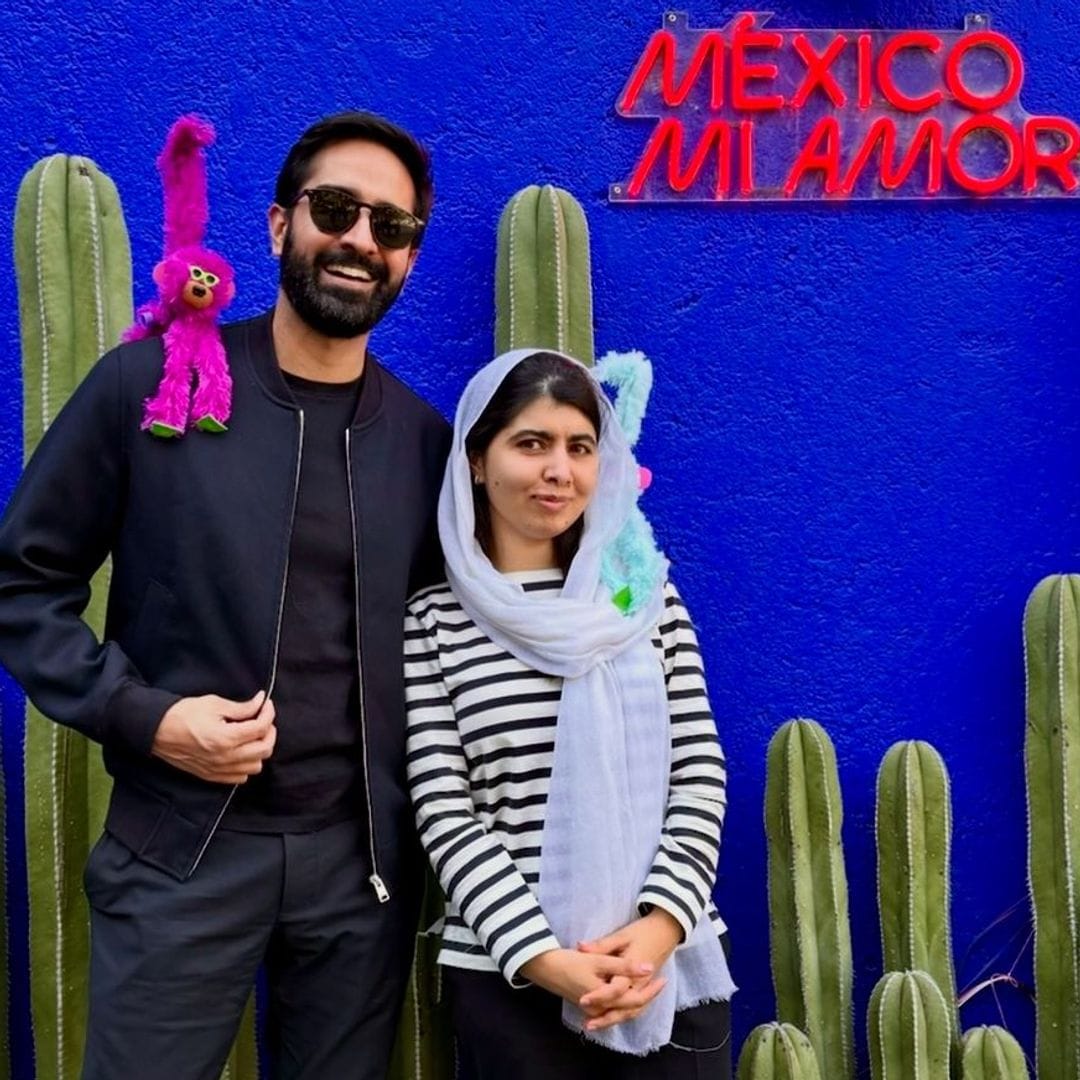 Malala Yousafzai y su esposo Asser Malik disfrutan de su visita por la Ciudad de México