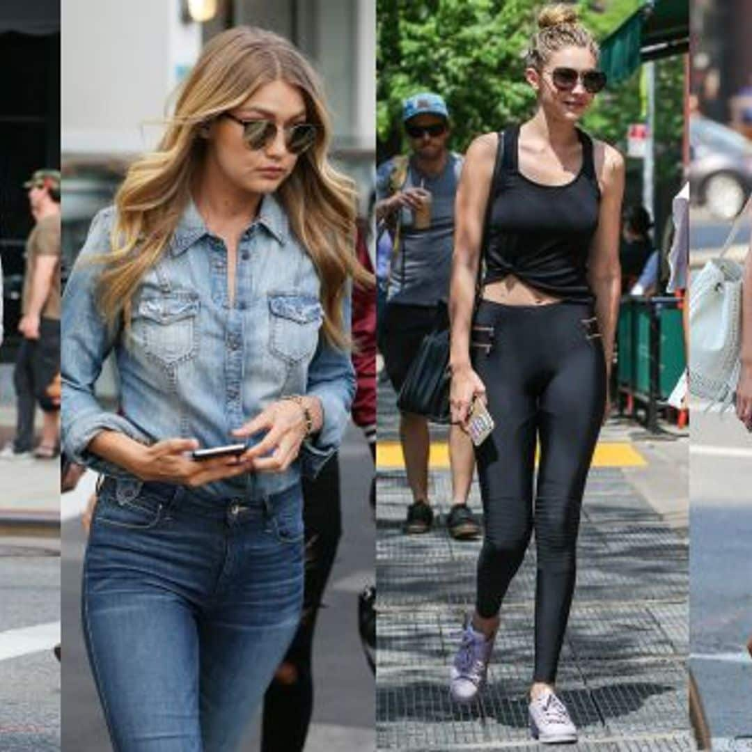 Todos los secretos del armario de Gigi Hadid, la modelo 'sporty'