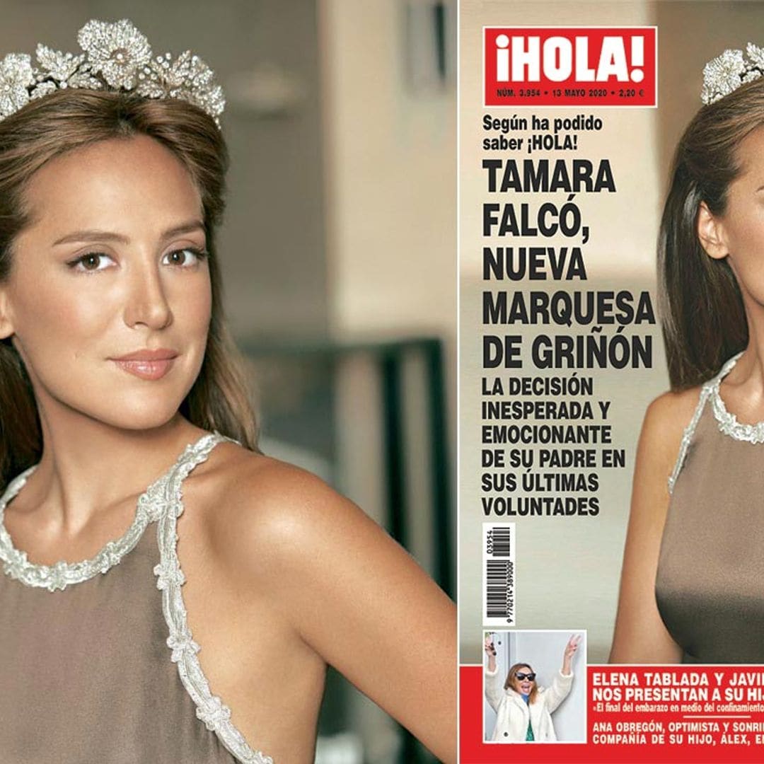 La historia de la fabulosa tiara del siglo XIX que luce Tamara en la portada de ¡HOLA!