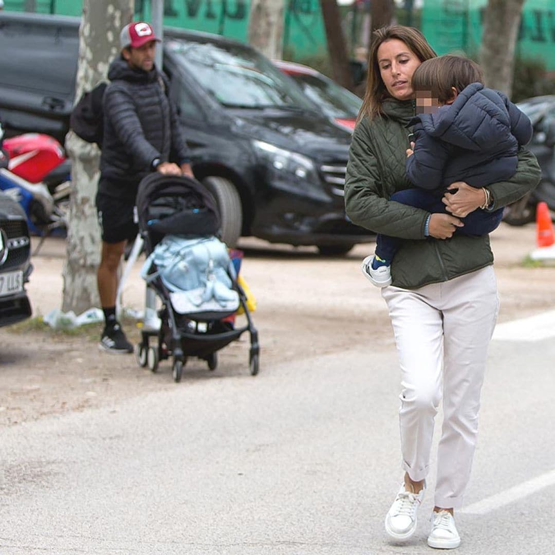 Ana Boyer y sus hijos, los mejores fans de Fernando Verdasco en su último triunfo en Madrid