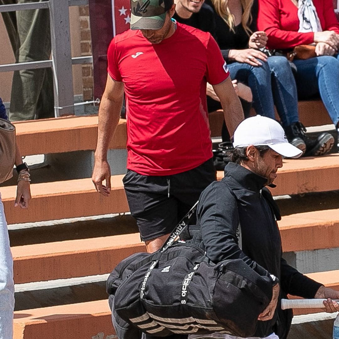 Ana Boyer y la familia de Fernando Verdasco, una piña tras su despedida del Open de Madrid