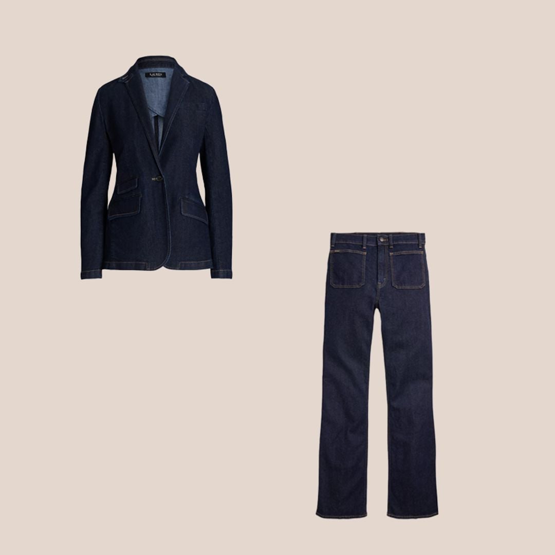 Dark Denim Suit Set