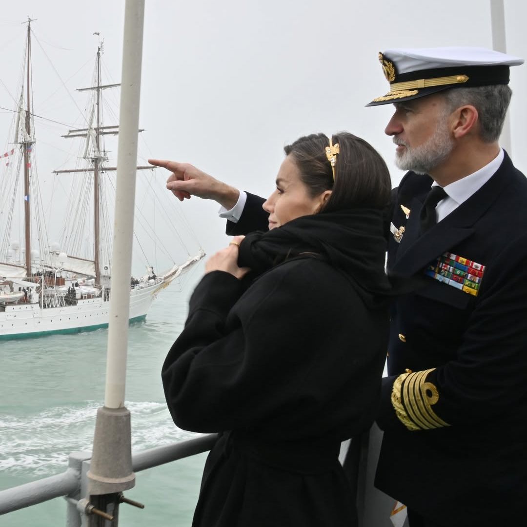 '¿Dónde está mi chica?': la reina Letizia protagoniza el momento más tierno en la despedida de Leonor