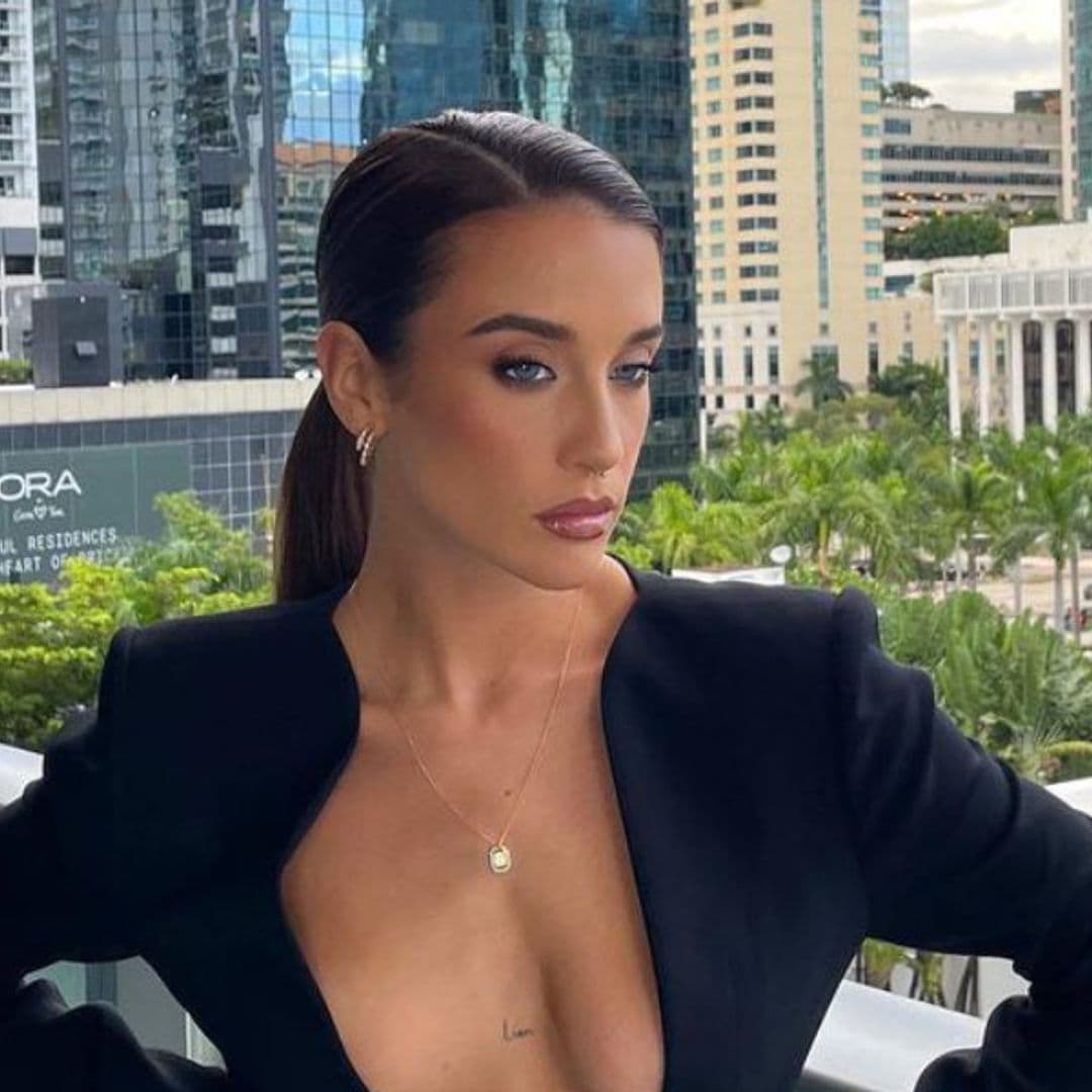 María Pedraza revoluciona Miami con el traje más 'sexy' de la temporada