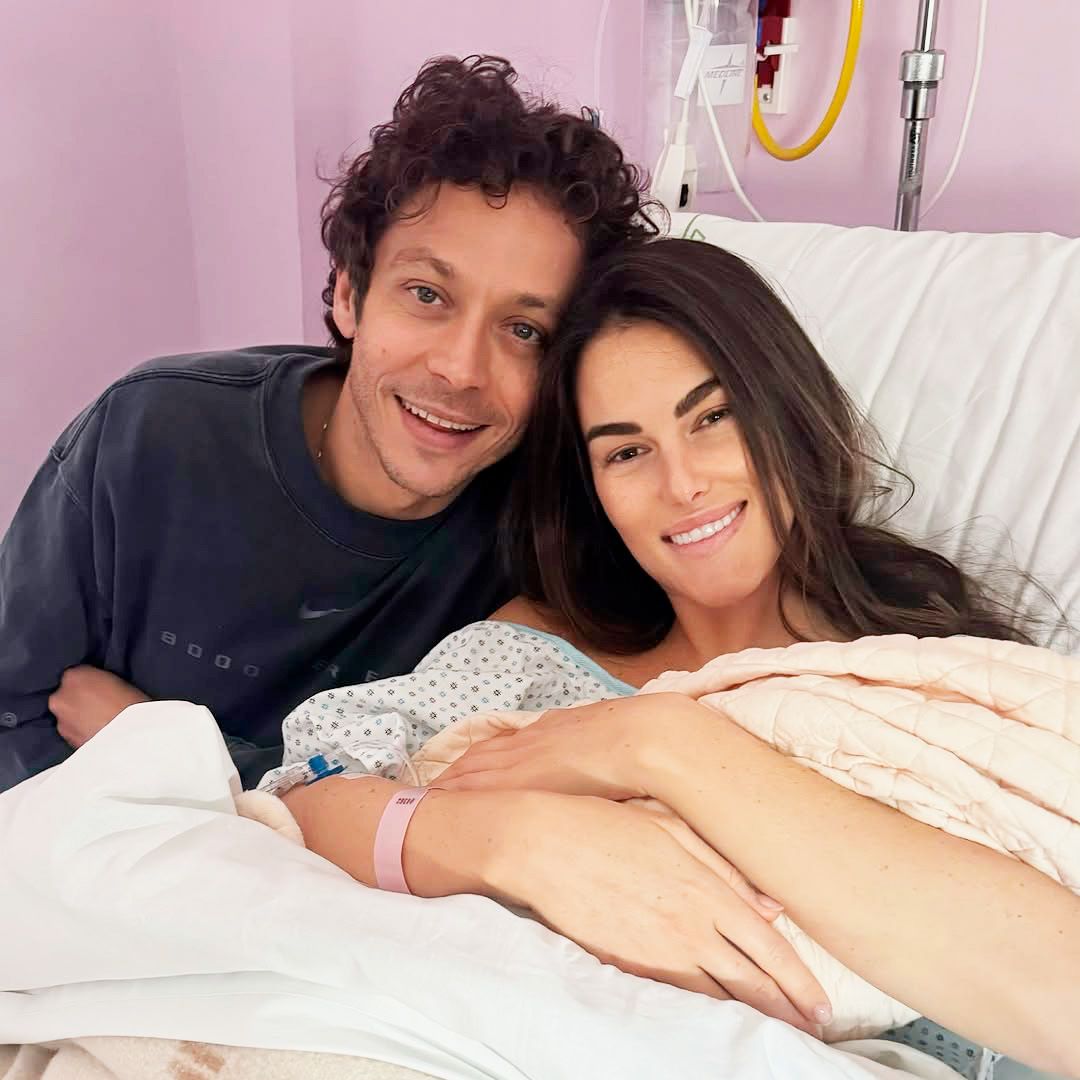 Valentino Rossi y Francesa Sofía se convierten en padres por segunda vez: 'Bienvenida Gabriella'