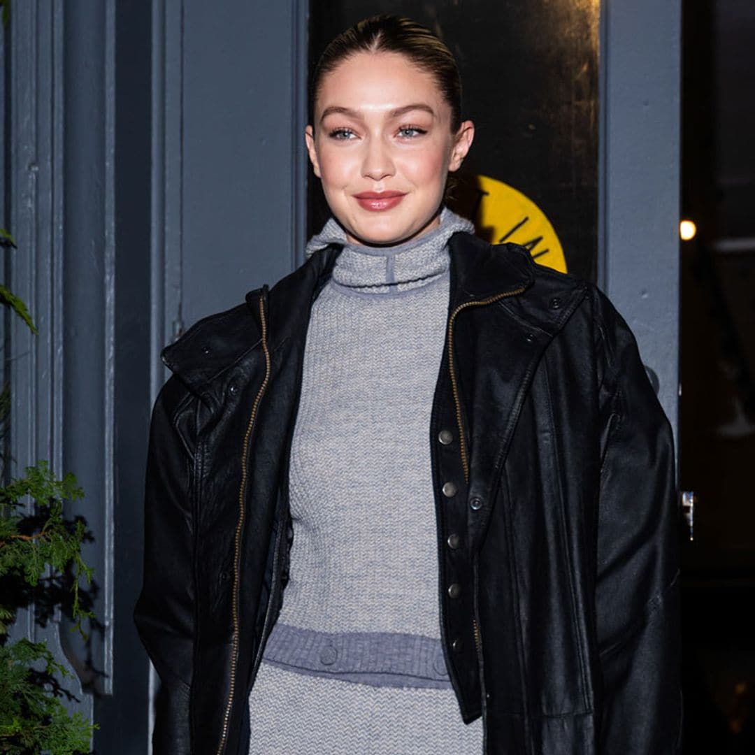 'Leggings' y botines de tacón: el nuevo combo de Gigi Hadid para un look de noche