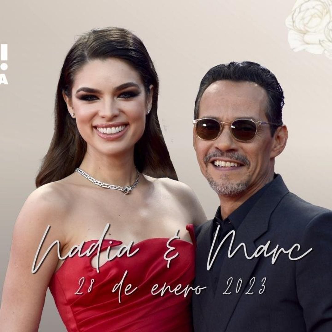 ¡Marc Anthony y Nadia Ferreira ya son marido y mujer!