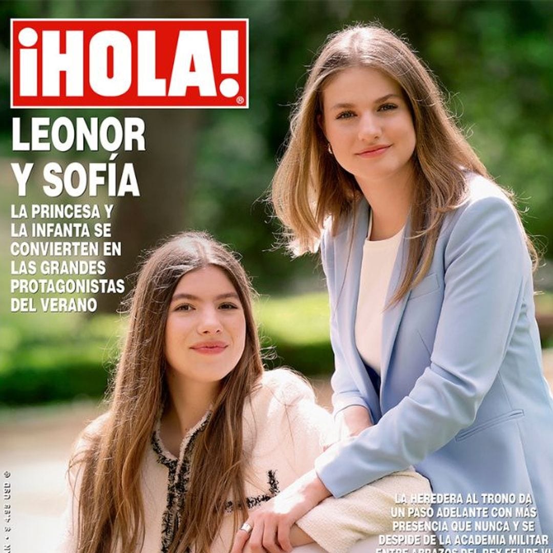 En ¡HOLA!, Leonor y Sofía, la Princesa y la Infanta son las grandes protagonistas del verano