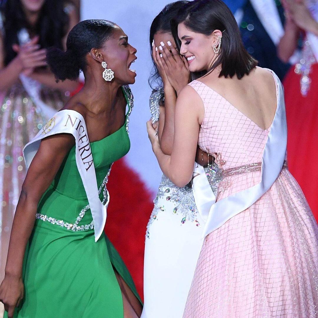 La eufórica reacción de Miss Nigeria ante el triunfo de Jamaica en Miss Mundo 2019