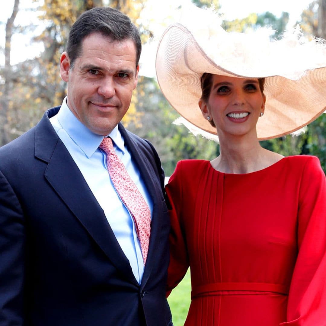 Luis Alfonso de Borbón, junto a Margarita Vargas y Carmen Martínez-Bordiú, acude a la boda de su primo y ahijado Daniel