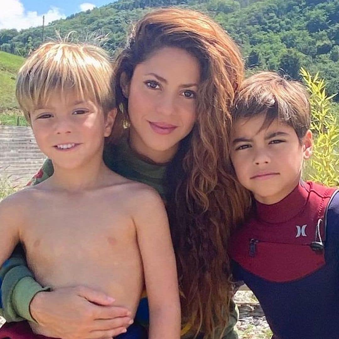 Shakira presume del talento de su hijo Milan con el piano