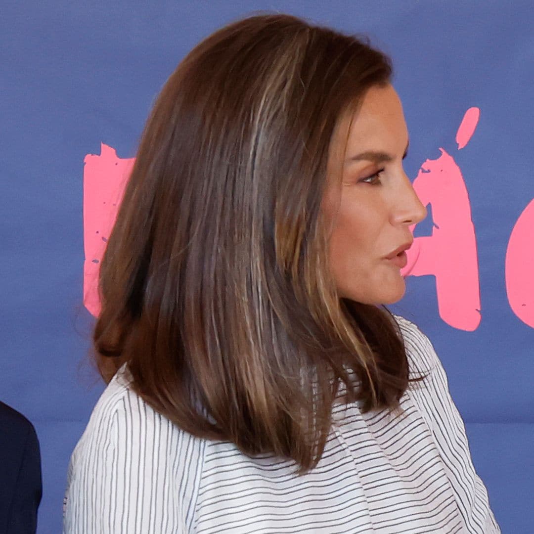 La reina Letizia en el acto de apertura del curso escolar en Azuqueca de Henares (Guadalajara), el 11 de septiembre de 2024