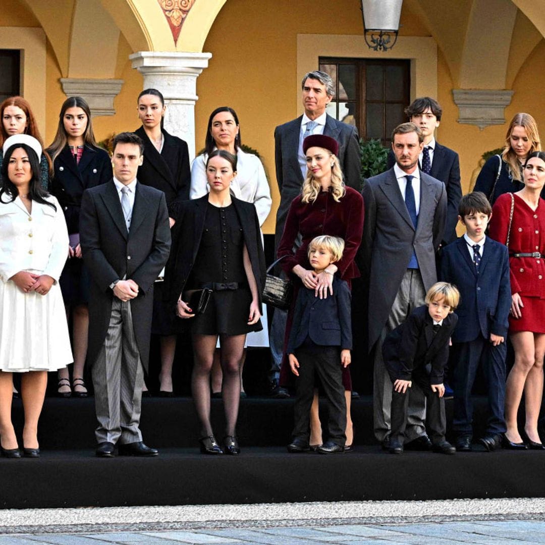 Quién es quién en la espectacular foto grupal de la familia Grimaldi por el Día Nacional de Mónaco