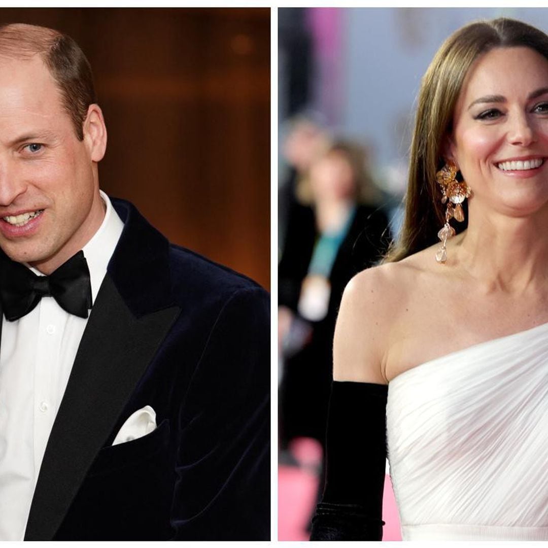 A su paso por los BAFTA, el príncipe William habla sobre su esposa Kate Middleton